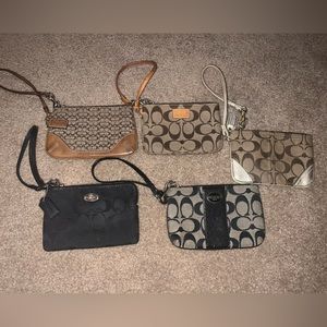 COACH Y2K wristlet BUNDLE